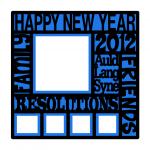 New Year Subway Art Overlay