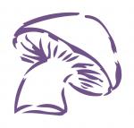 Stencil Mushroom