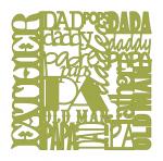 Dad Overlay 12" x 12"