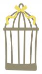 Birdcage with Ribbon