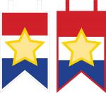 USA Pennants (Double Point)