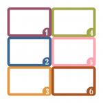4"x6" Number Frames