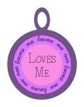 Loves Me Pen Tag