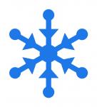 Blue Snowflake