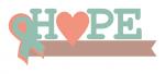 Hope Ribbon Title