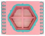 Shadow Box Hexagon Card