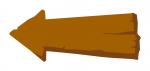 Wood Arrow