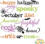 Halloween Titles