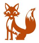 Cutie Fox Silhouette