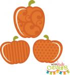 Pumpkins Set Of Three