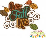 Cozy Fall Days Title