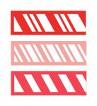 Candy Cane Stripe Borders