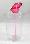 Pink Straw Lips