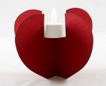 Be Mine Fanned Heart Votive Holder