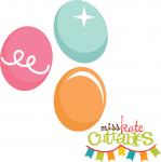 Set Of 3 Easter Eggs