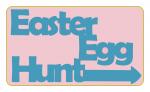 Easter Egg Hunt Sign