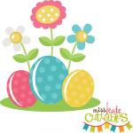 Easter Eggs with Flowers