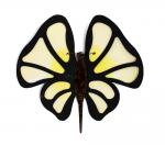 Stained Glass Glowing Moth