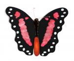 Stained Glass Perfectly Pink Butterfly