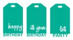 Birthday Gift Tags