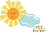 Cute Sun with Cloud