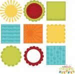 Summer Background Shapes