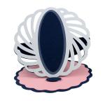 Oval Spiral Easel Card