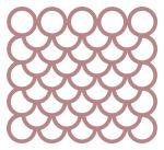 Half Circle Paper Lace Rough Edges