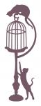 Cats and Birdcage