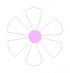 Flower Stencil Cutout