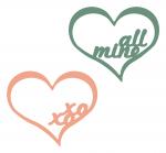 Speech Bubble Heart Frames