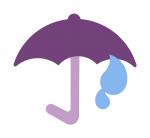 School Days Calendar Rainy Umbrella