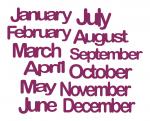 School Days Calendar Months