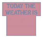School Days Calendar Weather Chart