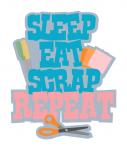 Sleep Eat Scrap Title