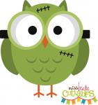 Halloween Frankenstein Owl