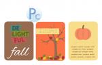 Fall Pocket Cards