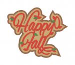 Happy Fall Leaf Title