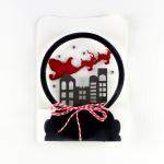 Snow Globe Santa Sleigh