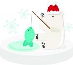 Fishing Polar Bear