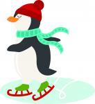 Ice Skating Penguin