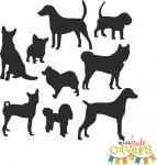 Dog Silhouette Set