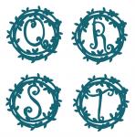 Floral Monograms: Monograms Q-T