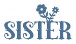 Sister Floral Title