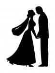 Bride Groom Silhouette
