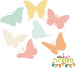 Butterfly Silhouette Set