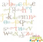 Flourish Lowercase Alphabet