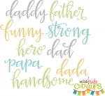 Dad Words Set