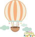 Striped Hot Air Balloon