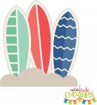 Surfboards in a Row